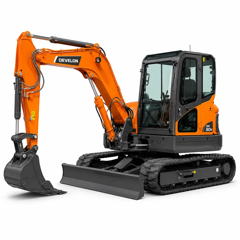 Miniescavadeira DEVELON DX80R
